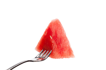 Watermelon fruit cube slice