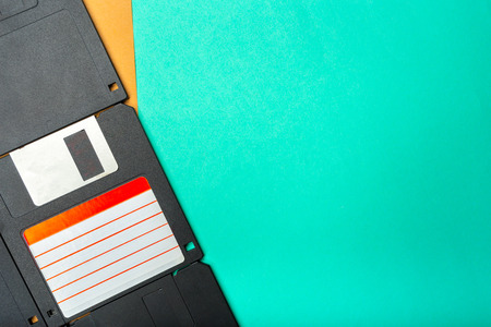 Computer floppy diskの写真素材
