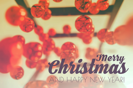 merry Christmas and happy newの写真素材
