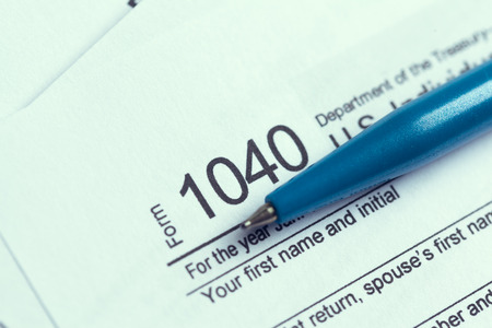 Tax Time. Concept Image.の写真素材