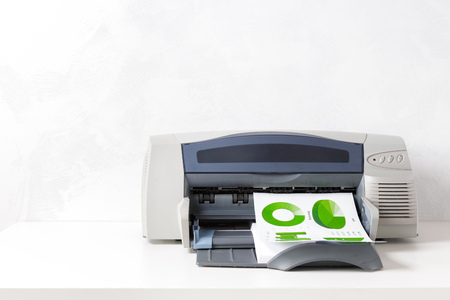 Printer on the table