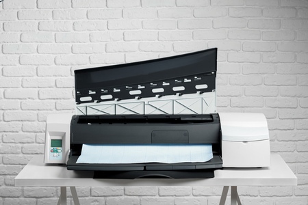 Printer on the table