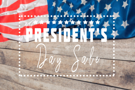 happy presidents day illustration background.の写真素材