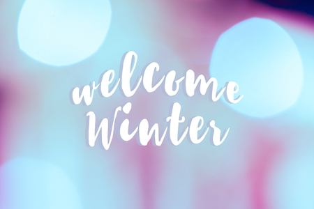 winter background conceptの写真素材