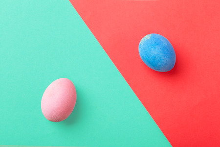 easter colorful eggsの写真素材