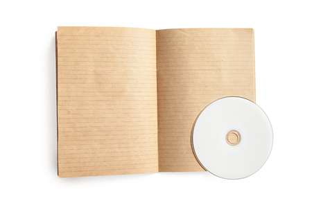 Empty notebook pageの写真素材