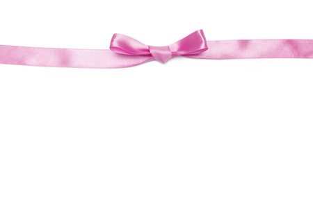 ribbon isolated on whiteの写真素材