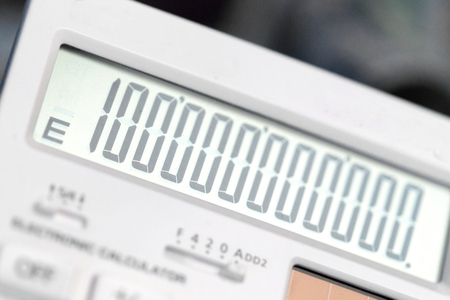 calculator and moneyの写真素材