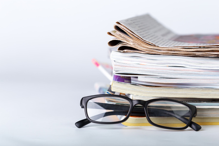 magazine close upの写真素材