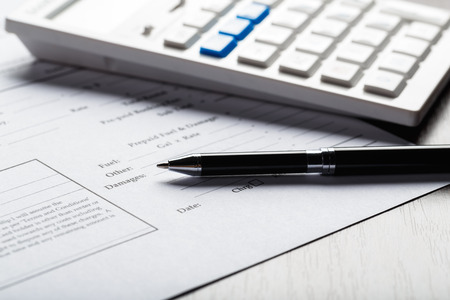 contract papers on desk