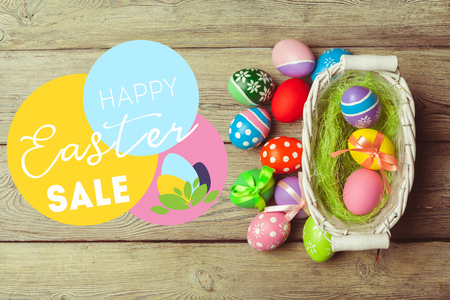 happy easter backgroundの写真素材