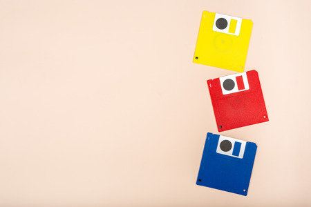 Computer floppy diskの写真素材