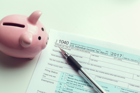Tax Time. Concept Image.