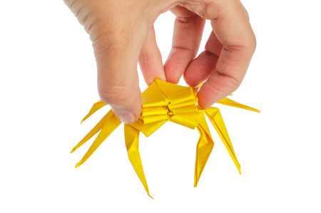 Origami papers close upの写真素材