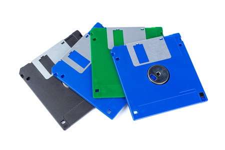 floppy disk isolated