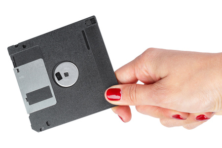 floppy disk isolatedの写真素材