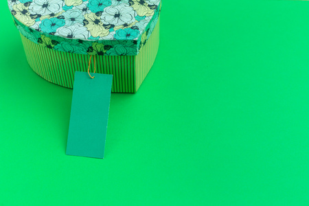 Top view of gift boxの写真素材