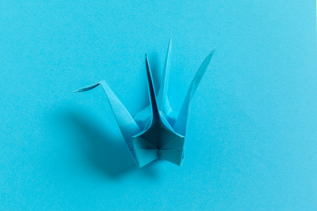 Origami papers close upの写真素材
