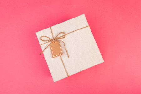 Top view of gift boxの写真素材