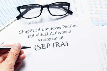 Pension concept.Retirement plans.の写真素材