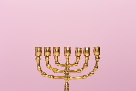 Ancient ritual candle menorah