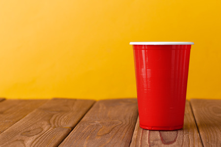 College party sport - beer pongの写真素材