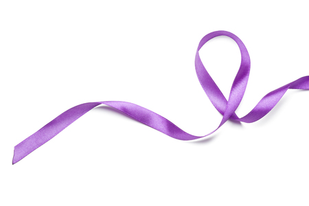 ribbon isolated on white backgroundの写真素材