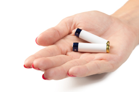 Batteries in hand