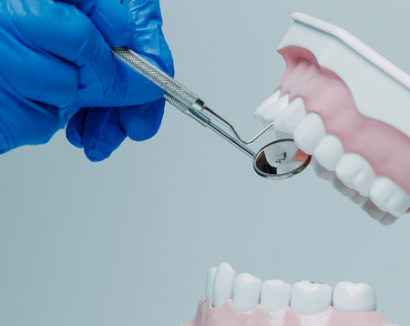 Dentist medical toolsの写真素材