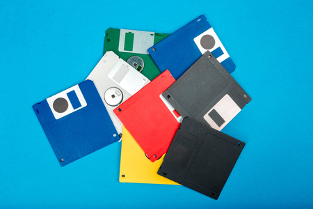Computer floppy diskの写真素材