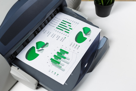 printer in officeの写真素材