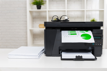 printer in officeの写真素材