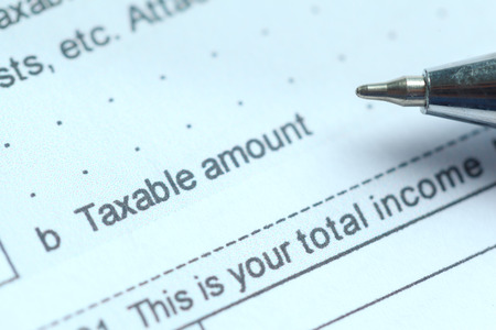 Tax Time. Concept Image.