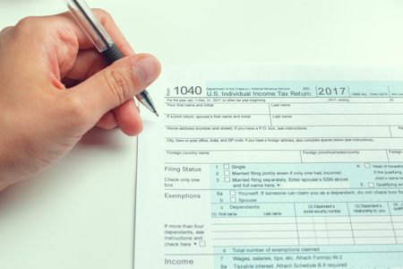 Tax Time. Concept Image.の写真素材