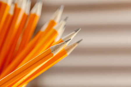 Pile of pencilsの写真素材