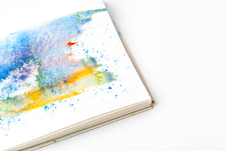 paint brush textureの写真素材