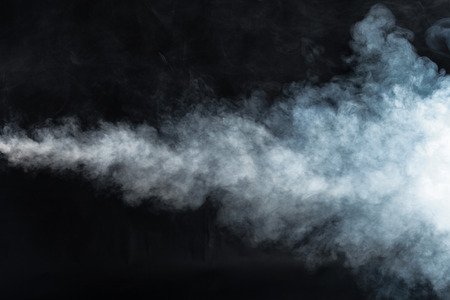 Smoke on black background