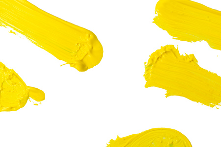 paint brush texture isolated on white