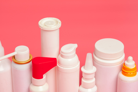 medical bottles collectionの写真素材