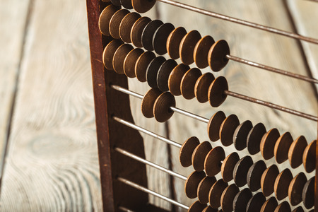 Vintage abacus close upの写真素材