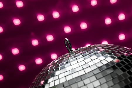 A Mirror disco ballの写真素材
