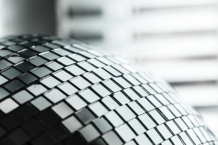 A Mirror disco ballの写真素材