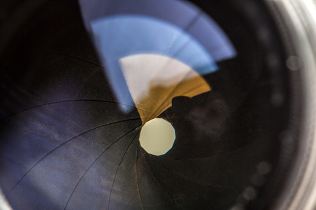 Camera lens close upの写真素材