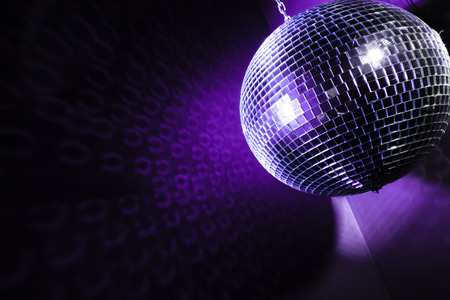 A Mirror disco ballの写真素材