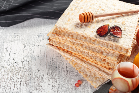 traditional Jewish kosher matzo for Easter pesah