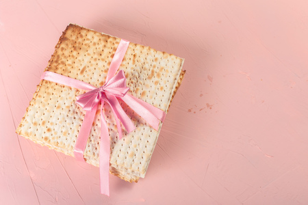 Jewish traditional Passover matzo bread