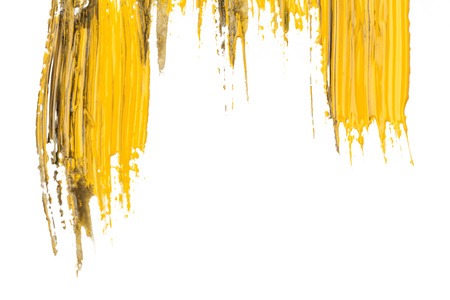 paint brush texture isolated on white