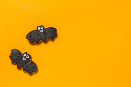 Halloween concept with cookies
