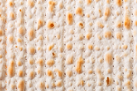 Jewish traditional Passover matzo bread