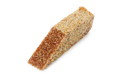 Turkish delight isolated on white.の写真素材